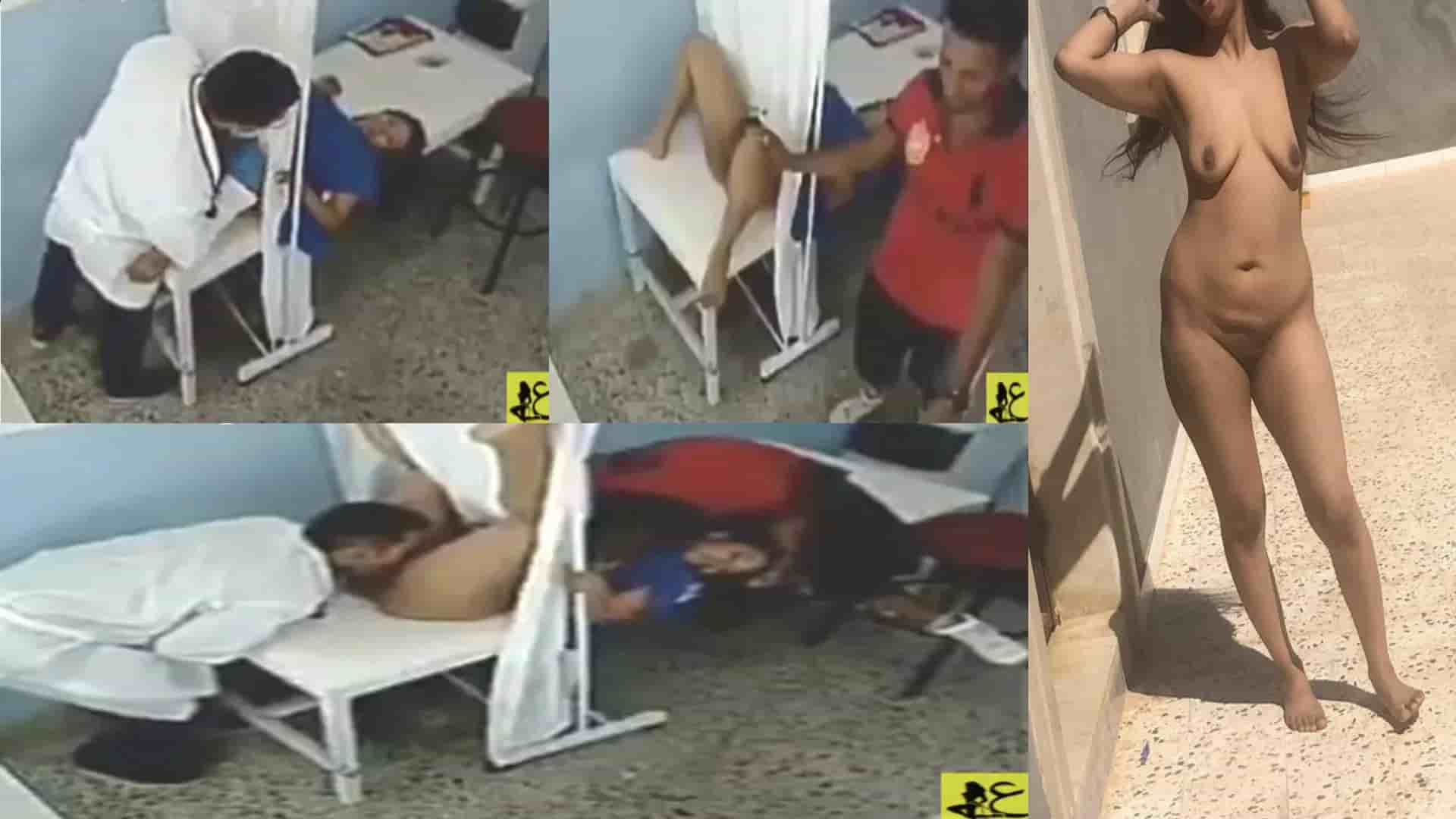 دكتور مصري يلحس كس سودانية جاية تكشف مع جوزها بجد